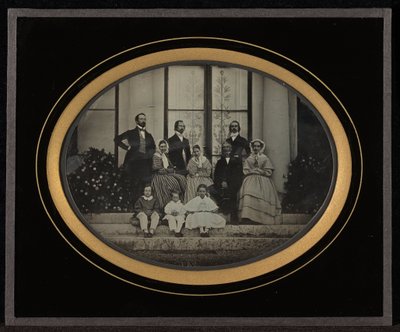 Miembros de la familia Eynard y amigos de Jean Gabriel Eynard